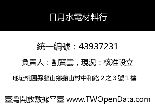 日月水電材料行