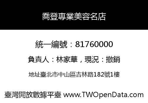 喬登專業美容名店