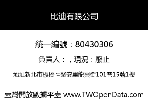 比迪有限公司