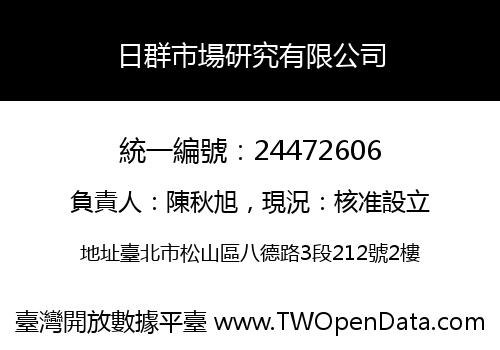 日群市場研究有限公司