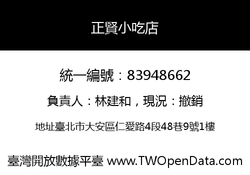 正賢小吃店