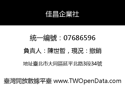 佳昌企業社