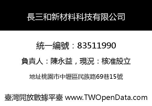 長三和新材料科技有限公司