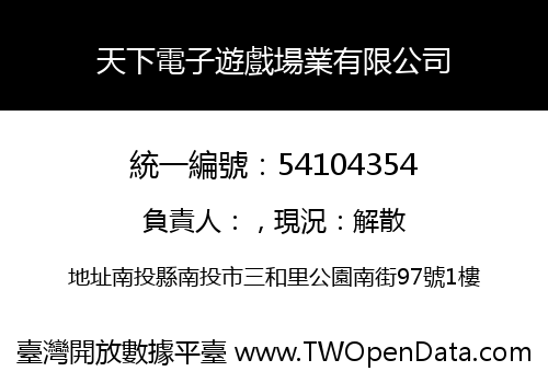 天下電子遊戲場業有限公司