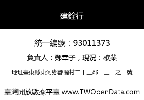建銓行