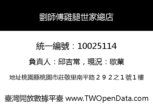 劉師傅雞腿世家總店