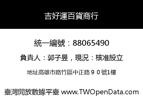 吉好運百貨商行