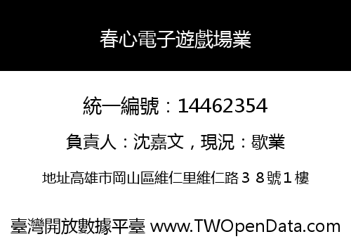 春心電子遊戲場業