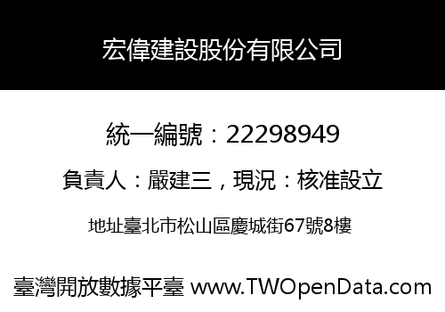 宏偉建設股份有限公司