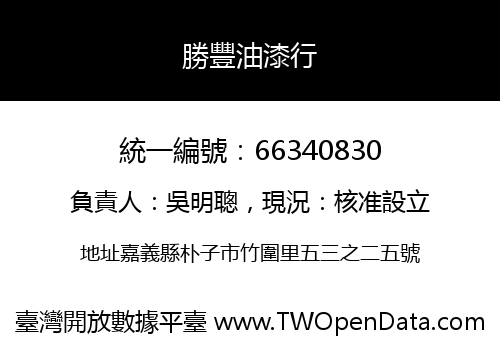 勝豐油漆行