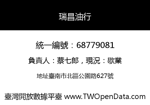 瑞昌油行