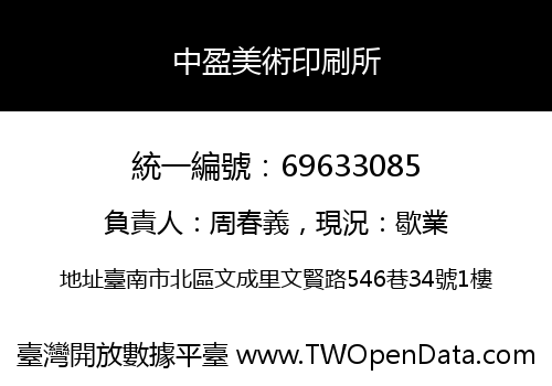 中盈美術印刷所