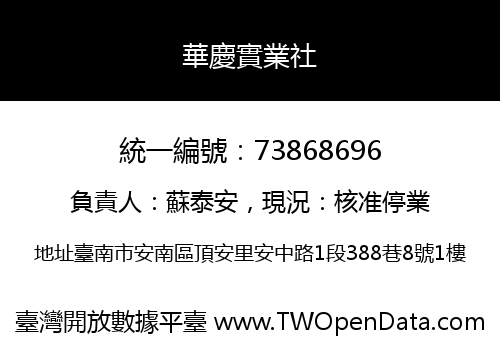 華慶實業社