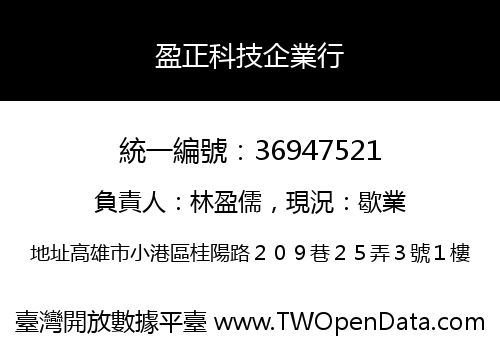 盈正科技企業行