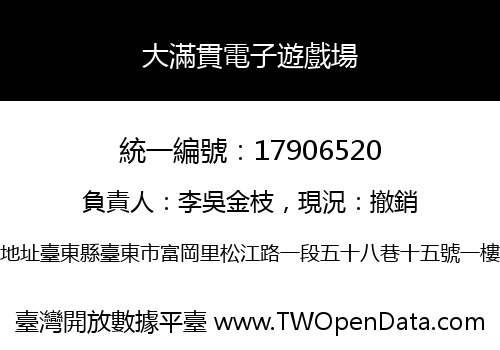 大滿貫電子遊戲場
