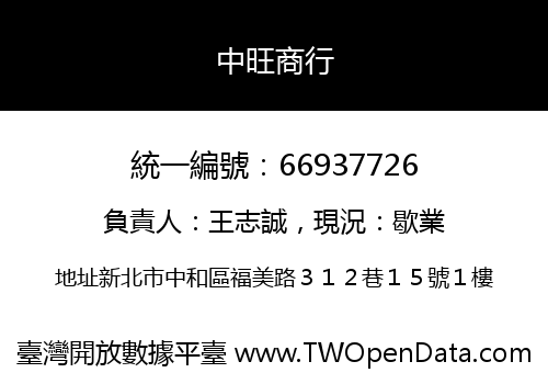 中旺商行