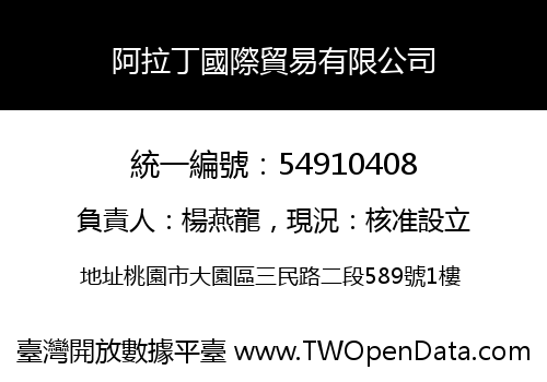 阿拉丁國際貿易有限公司