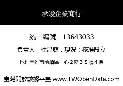 承竣企業商行