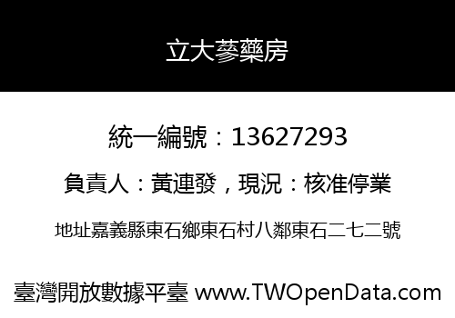 立大蔘藥房