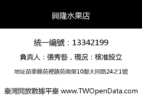 興隆水果店