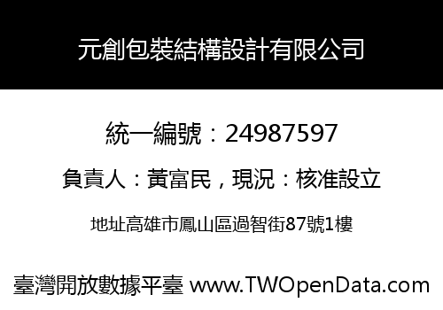 元創包裝結構設計有限公司