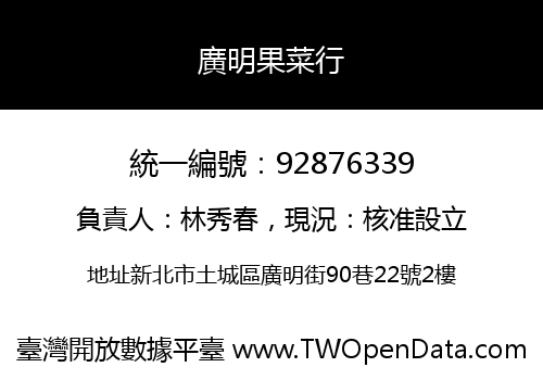 廣明果菜行
