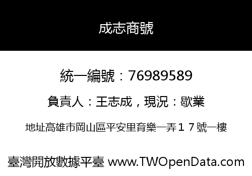 成志商號