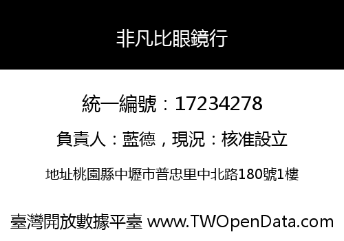 非凡比眼鏡行