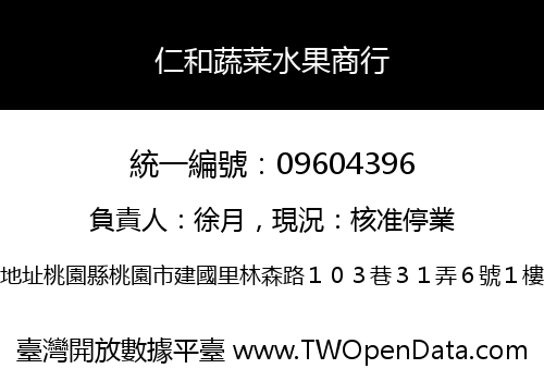 仁和蔬菜水果商行