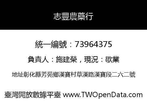 志豐農藥行