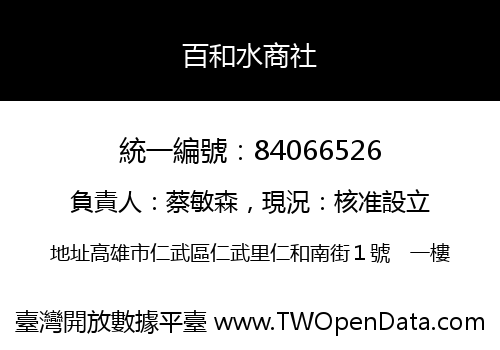 百和水商社