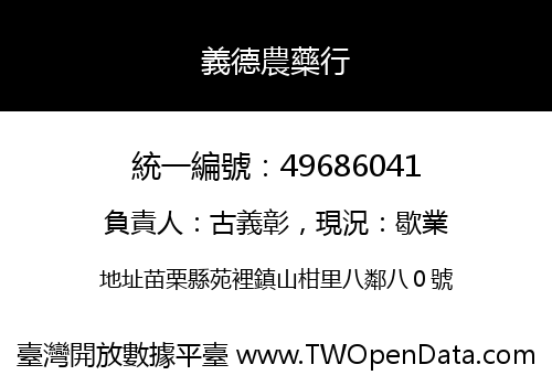 義德農藥行