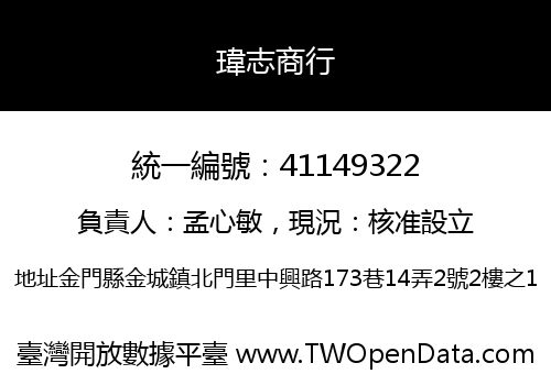 瑋志商行