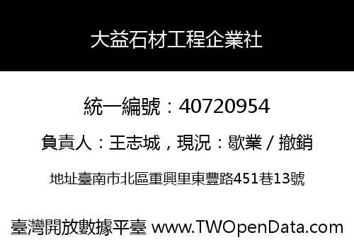 大益石材工程企業社