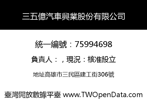 三五億汽車興業股份有限公司
