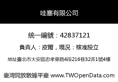 哇塞有限公司