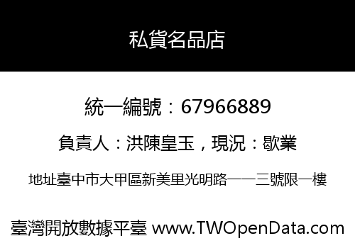 私貨名品店