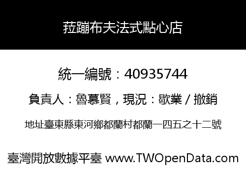 菈蹦布夫法式點心店