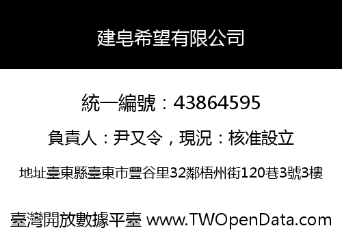 建皂希望有限公司