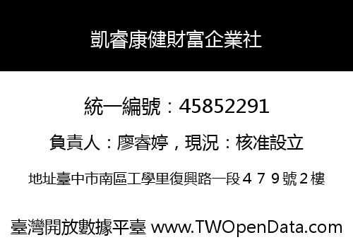 凱睿康健財富企業社