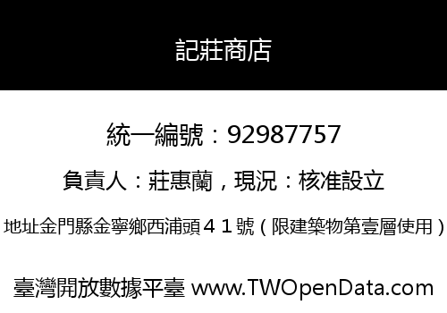 記莊商店