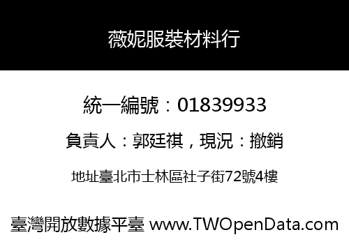 薇妮服裝材料行