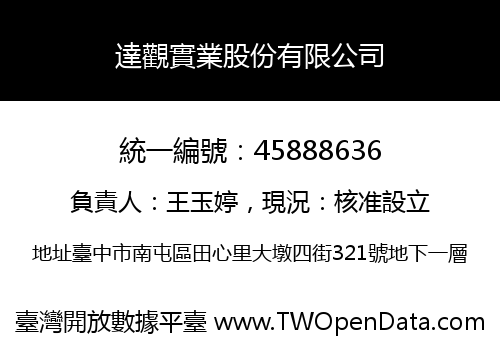 達觀實業股份有限公司