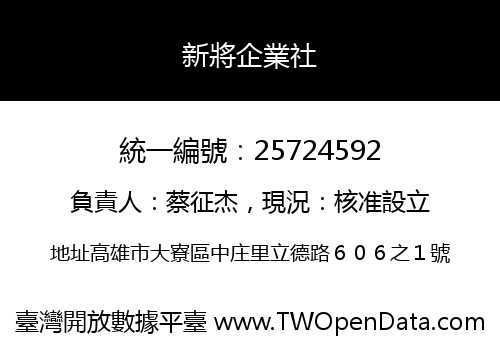 新將企業社