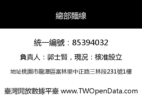 總部麵線