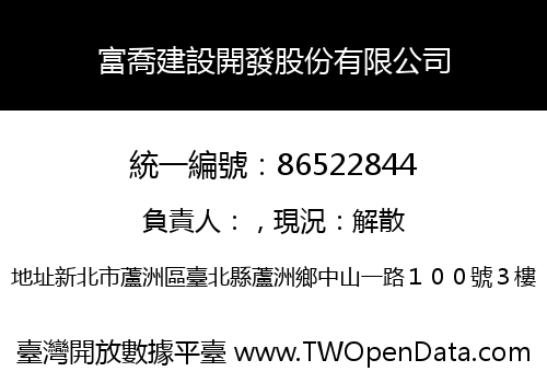 富喬建設開發股份有限公司