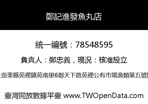 鄭記進發魚丸店