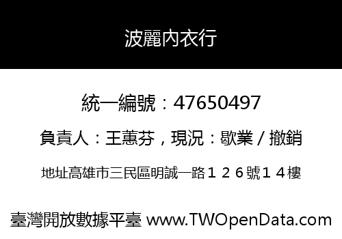 波麗內衣行