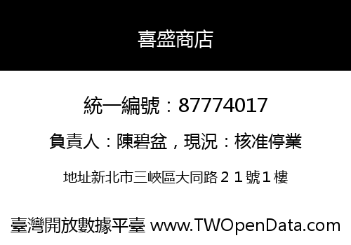 喜盛商店