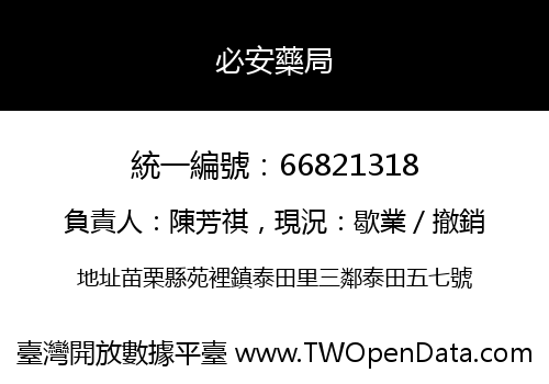 必安藥局